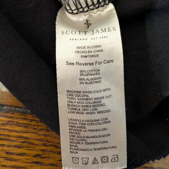 Scott James Short Sleeve Polo Size Large - Picture 10 of 10